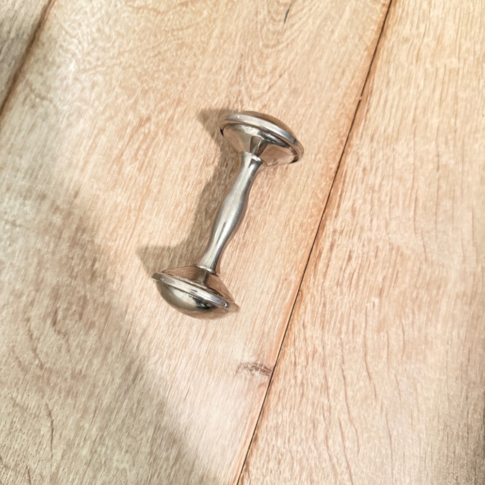 Antique Sterling Silver Baby Rattle